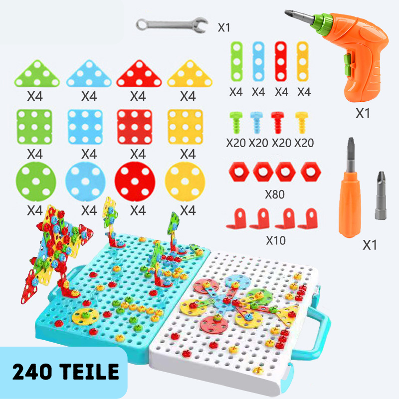 Akkuschrauber Set I Lernen nach der Montessori Pädagogik