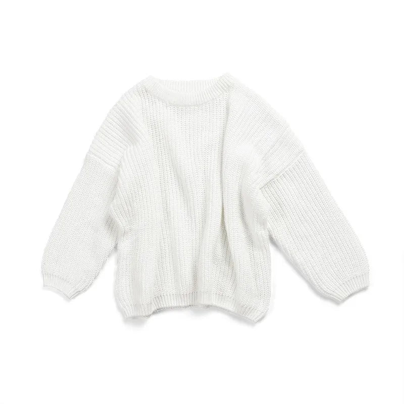 Handgestrickter personalisierter Strickpullover aus 100% Baumwolle | Babyliebling