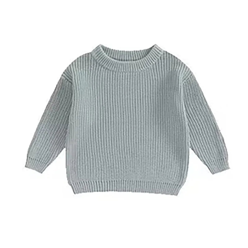 Handgestrickter personalisierter Strickpullover aus 100% Baumwolle | Babyliebling